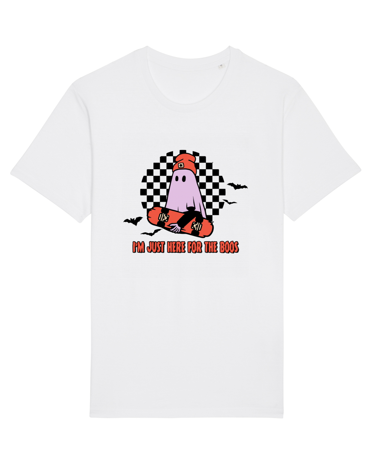 Tricou mânecă scurtă Unisex Rocker White