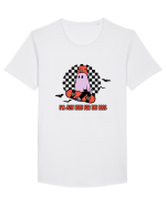 I'm Just Here For The Boos Tricou mânecă scurtă guler larg Bărbat Skater