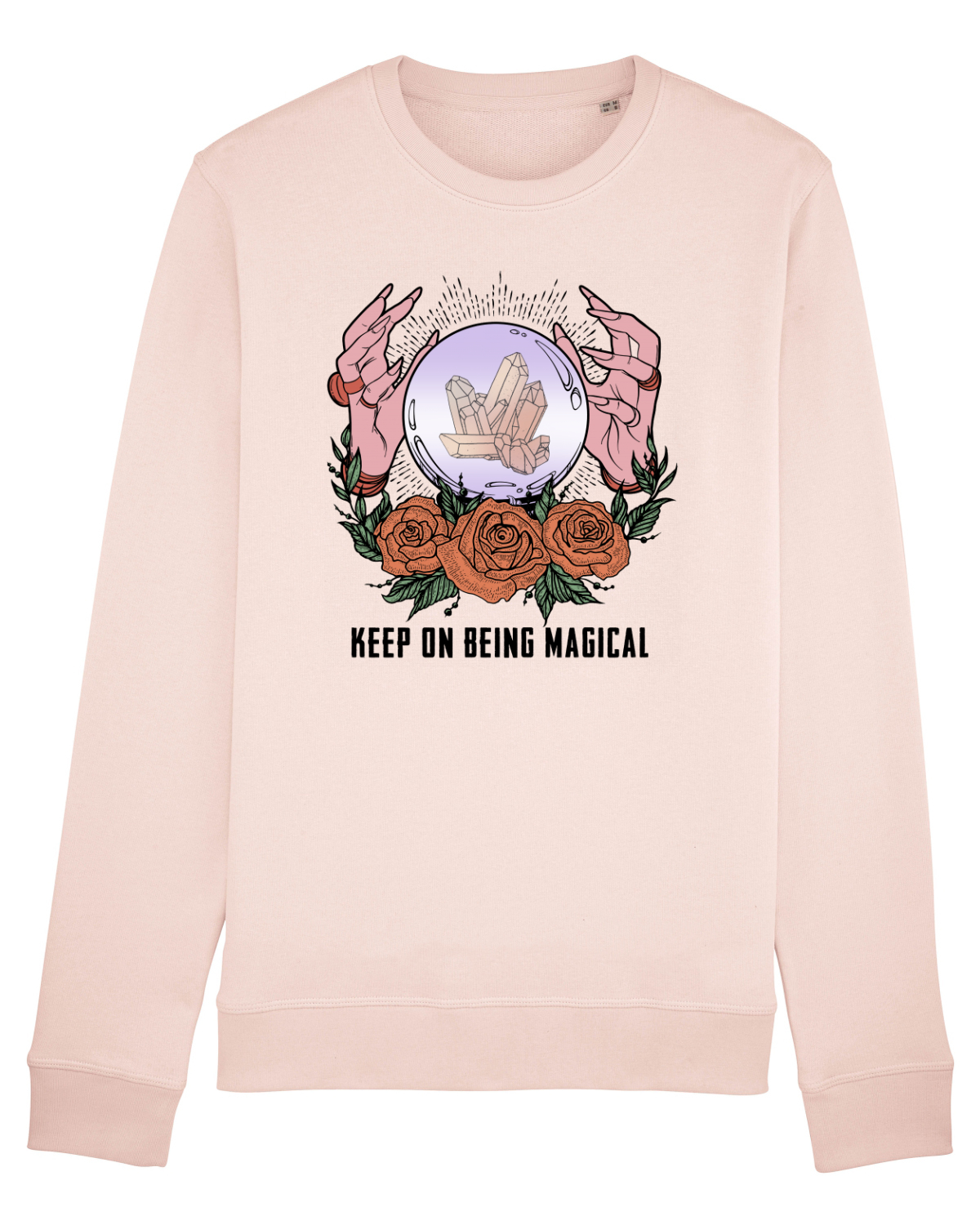 Bluză mânecă lungă Unisex Rise Candy Pink