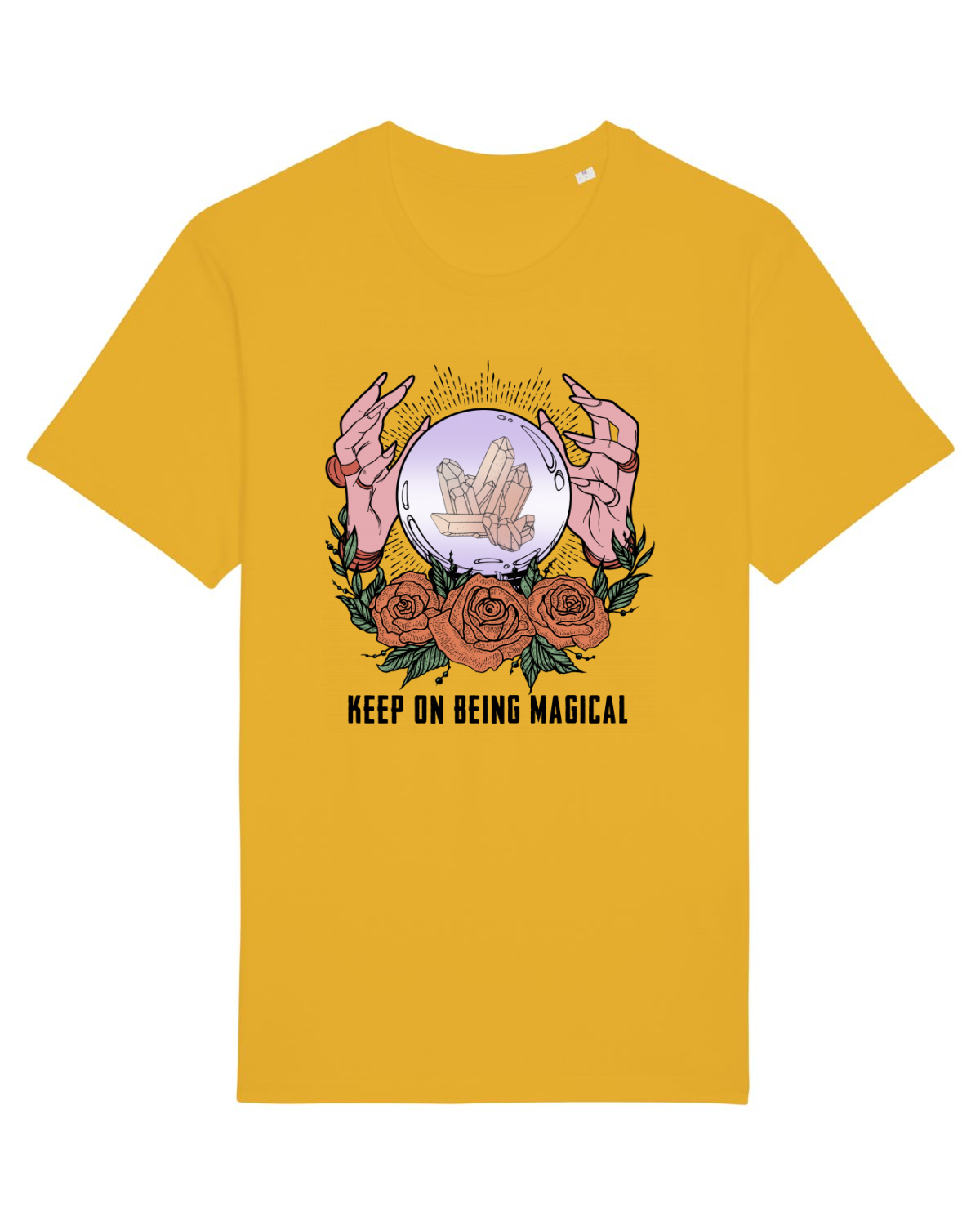 Tricou mânecă scurtă Unisex Rocker Spectra Yellow