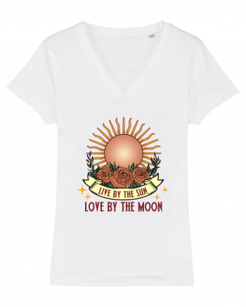 Live by the Sun love by the Moon White