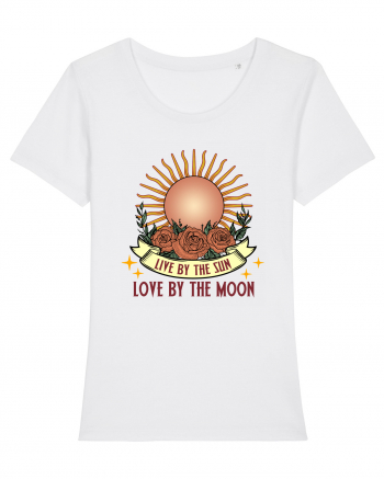 Live by the Sun love by the Moon White