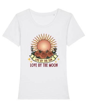 Live by the Sun love by the Moon White