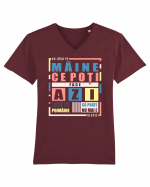 Nu lăsa pe mâine... Tricou mânecă scurtă guler V Bărbat Presenter