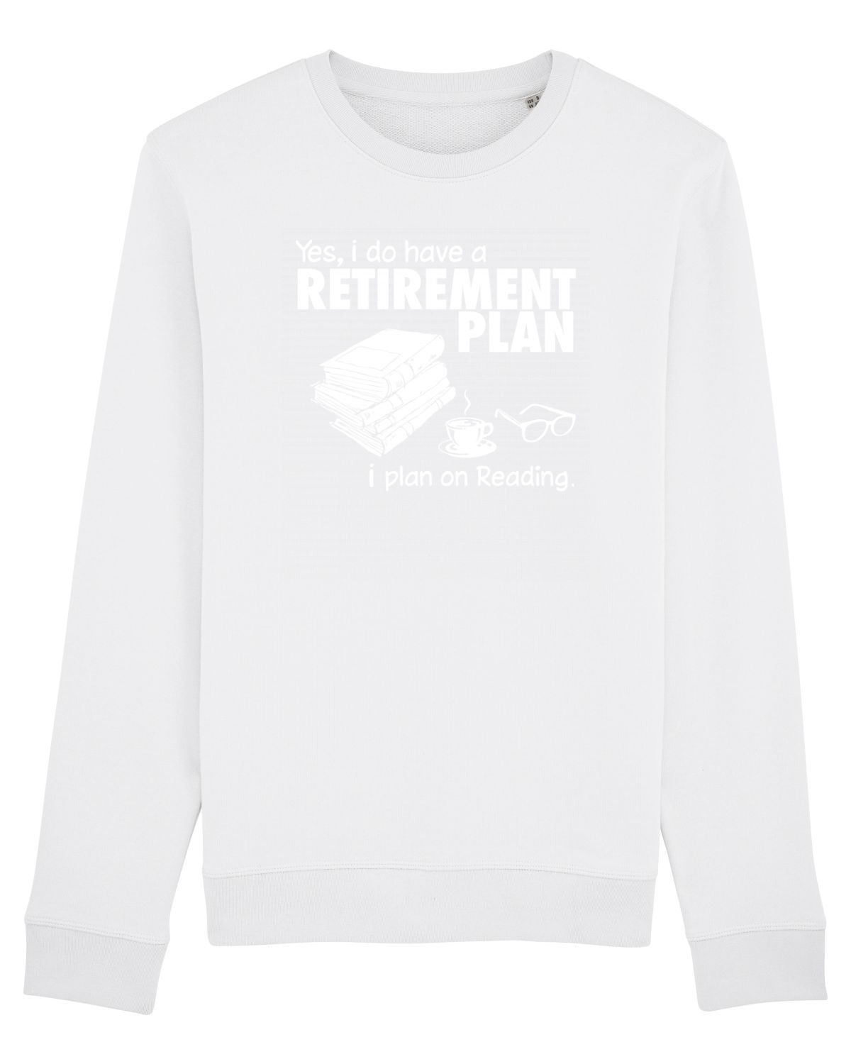 Bluză mânecă lungă Unisex Rise White