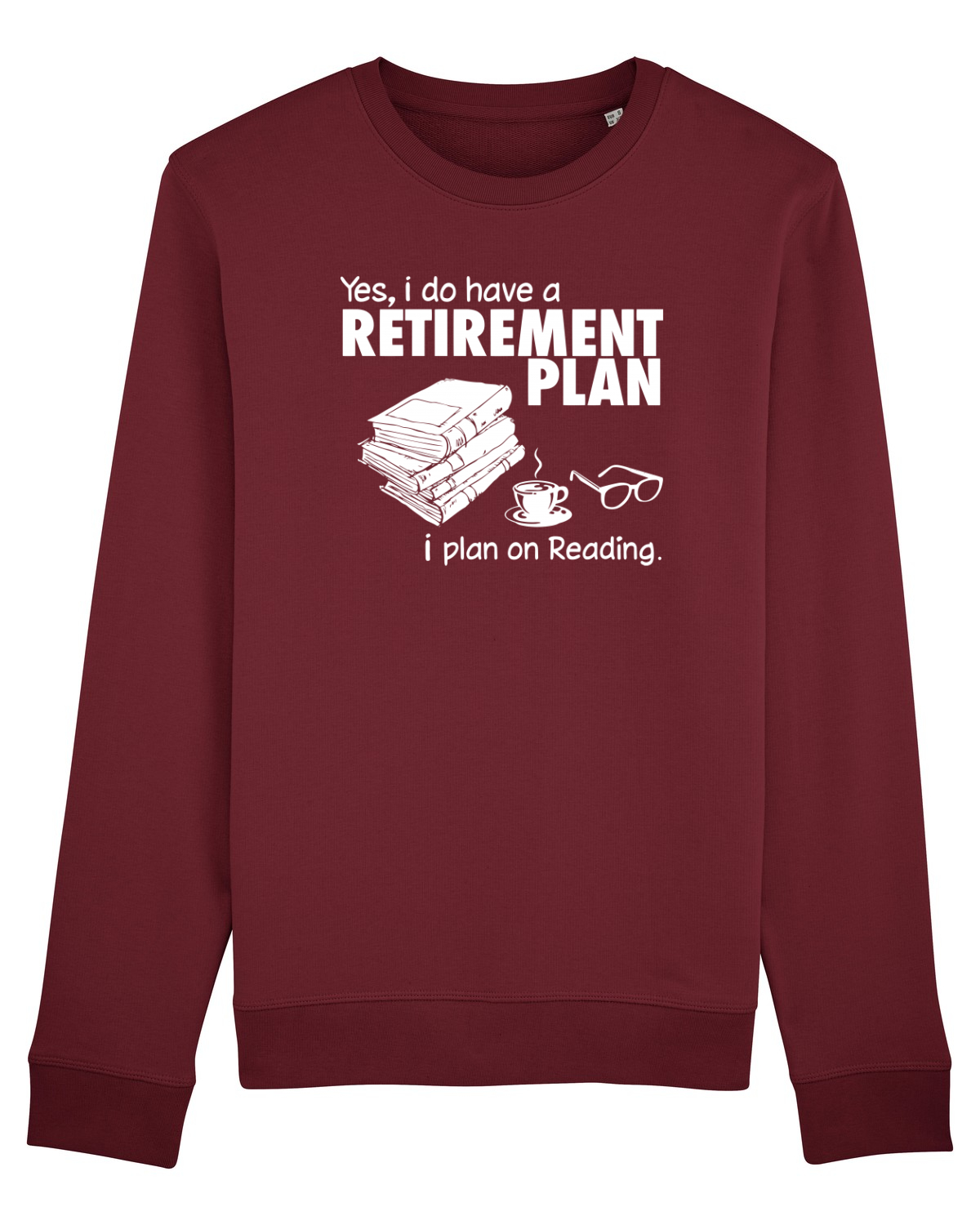 Bluză mânecă lungă Unisex Rise Burgundy
