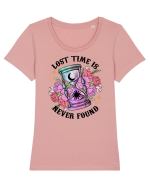 Lost Time Is Never Found Tricou mânecă scurtă guler larg fitted Damă Expresser