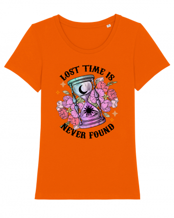 Lost Time Is Never Found Bright Orange