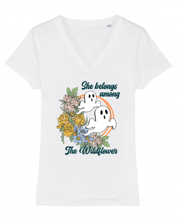 She Belongs Among The Wildflower White