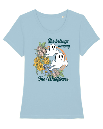 She Belongs Among The Wildflower Sky Blue
