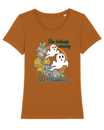 She Belongs Among The Wildflower Roasted Orange