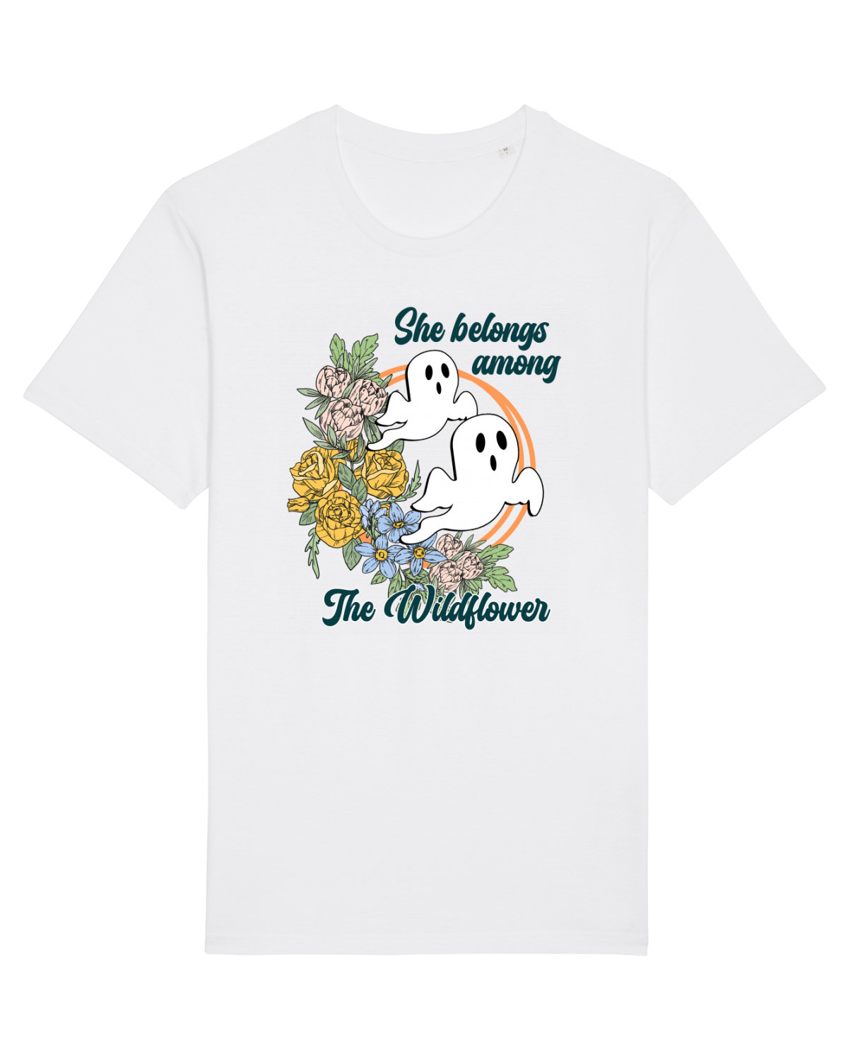 Tricou mânecă scurtă Unisex Rocker White