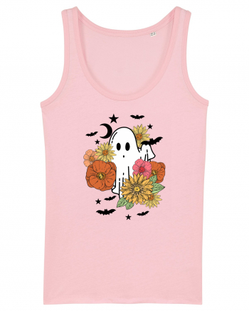 Spooky Fall Boo Cotton Pink