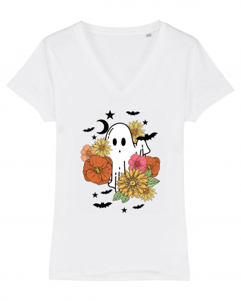 Spooky Fall Boo White