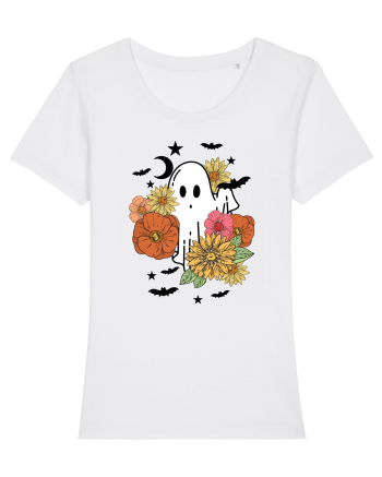 Spooky Fall Boo White