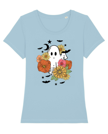 Spooky Fall Boo Sky Blue