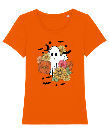 Spooky Fall Boo Bright Orange