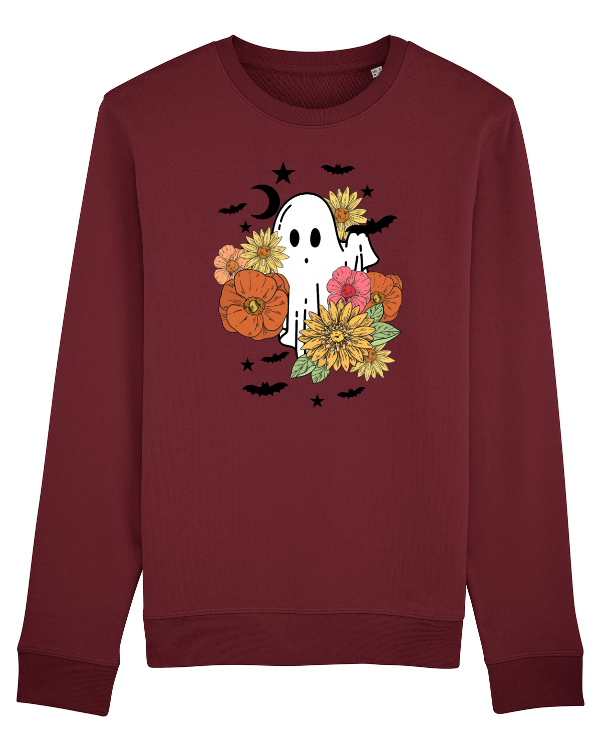 Bluză mânecă lungă Unisex Rise Burgundy
