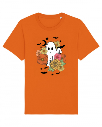 Spooky Fall Boo Bright Orange