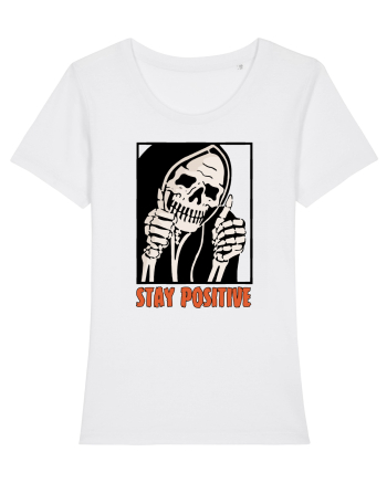 Stay Positive White