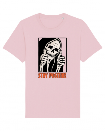 Stay Positive Cotton Pink