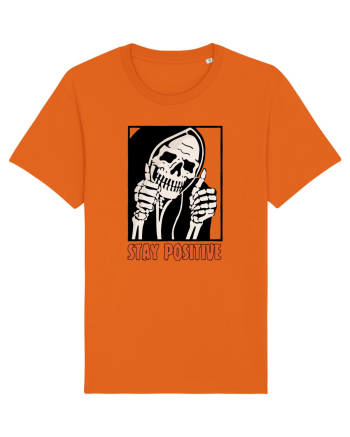 Stay Positive Bright Orange