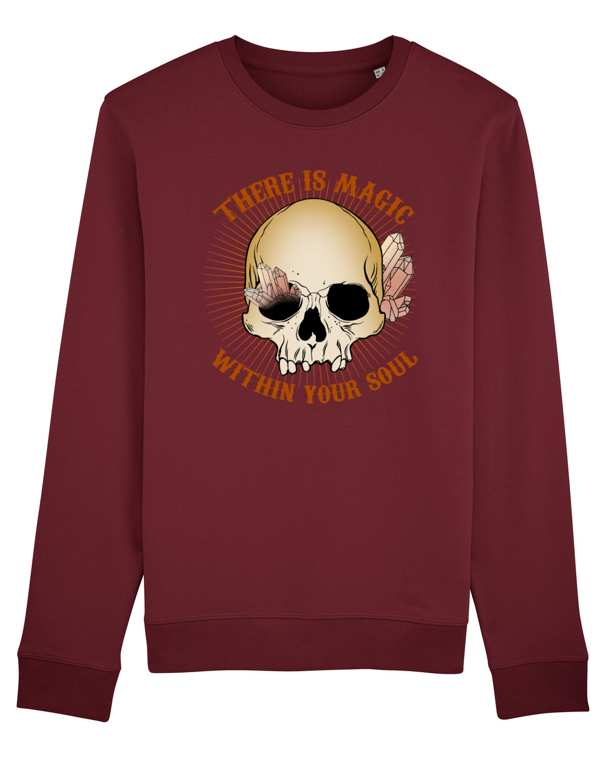 Bluză mânecă lungă Unisex Rise Burgundy