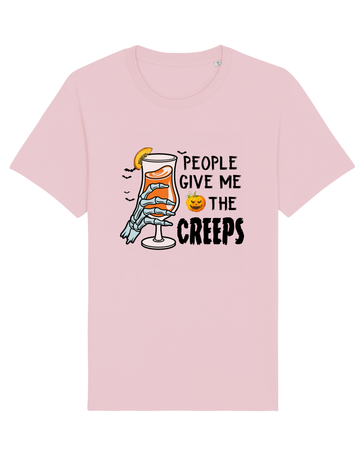 Tricou mânecă scurtă Unisex Rocker Cotton Pink