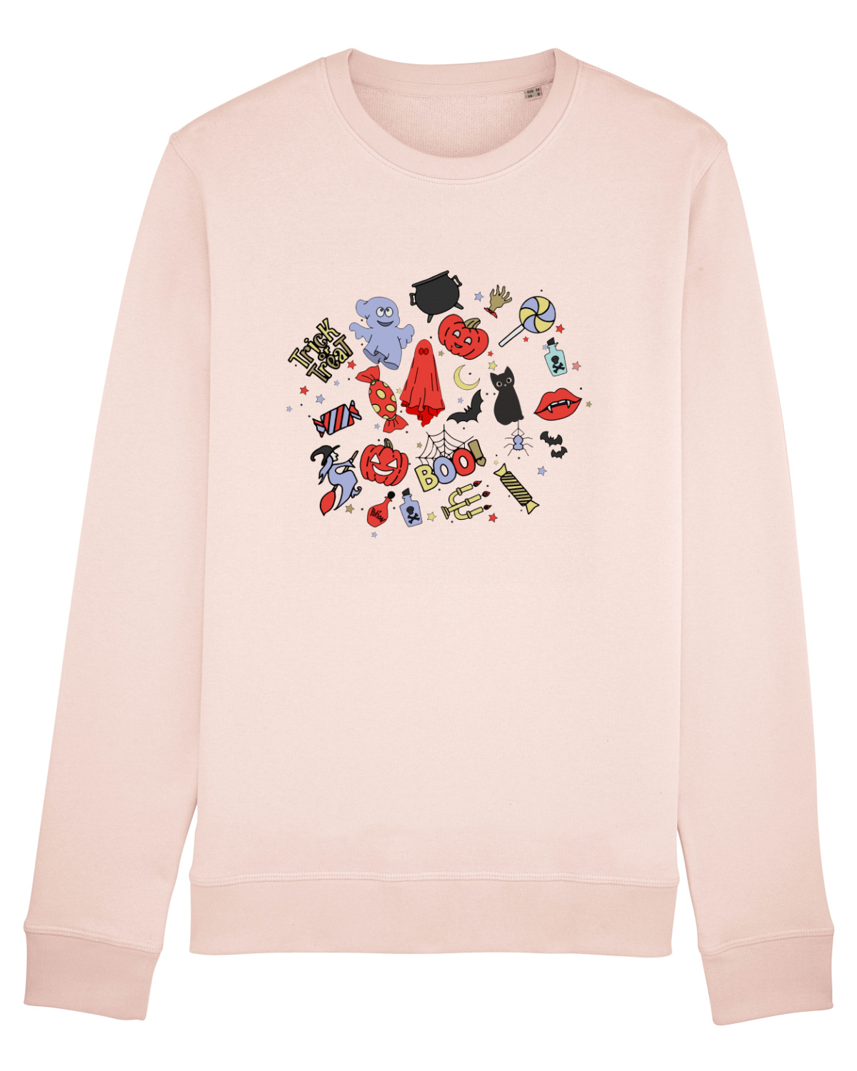 Bluză mânecă lungă Unisex Rise Candy Pink