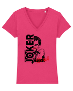 vertical joker Tricou mânecă scurtă guler V Damă Evoker