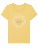 YOGA Tricou mânecă scurtă guler larg fitted Damă Expresser