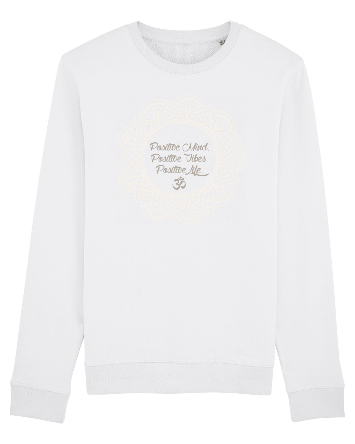 Bluză mânecă lungă Unisex Rise White