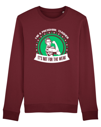 PRESCHOOL TEACHER Burgundy