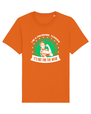 PRESCHOOL TEACHER Bright Orange