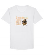 PUG Tricou mânecă scurtă guler larg Bărbat Skater