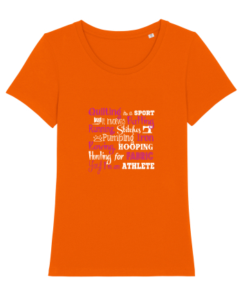 QUILTING Bright Orange