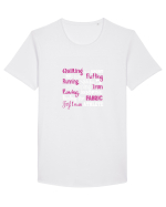 QUILTING Tricou mânecă scurtă guler larg Bărbat Skater