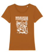RACE Tricou mânecă scurtă guler larg fitted Damă Expresser