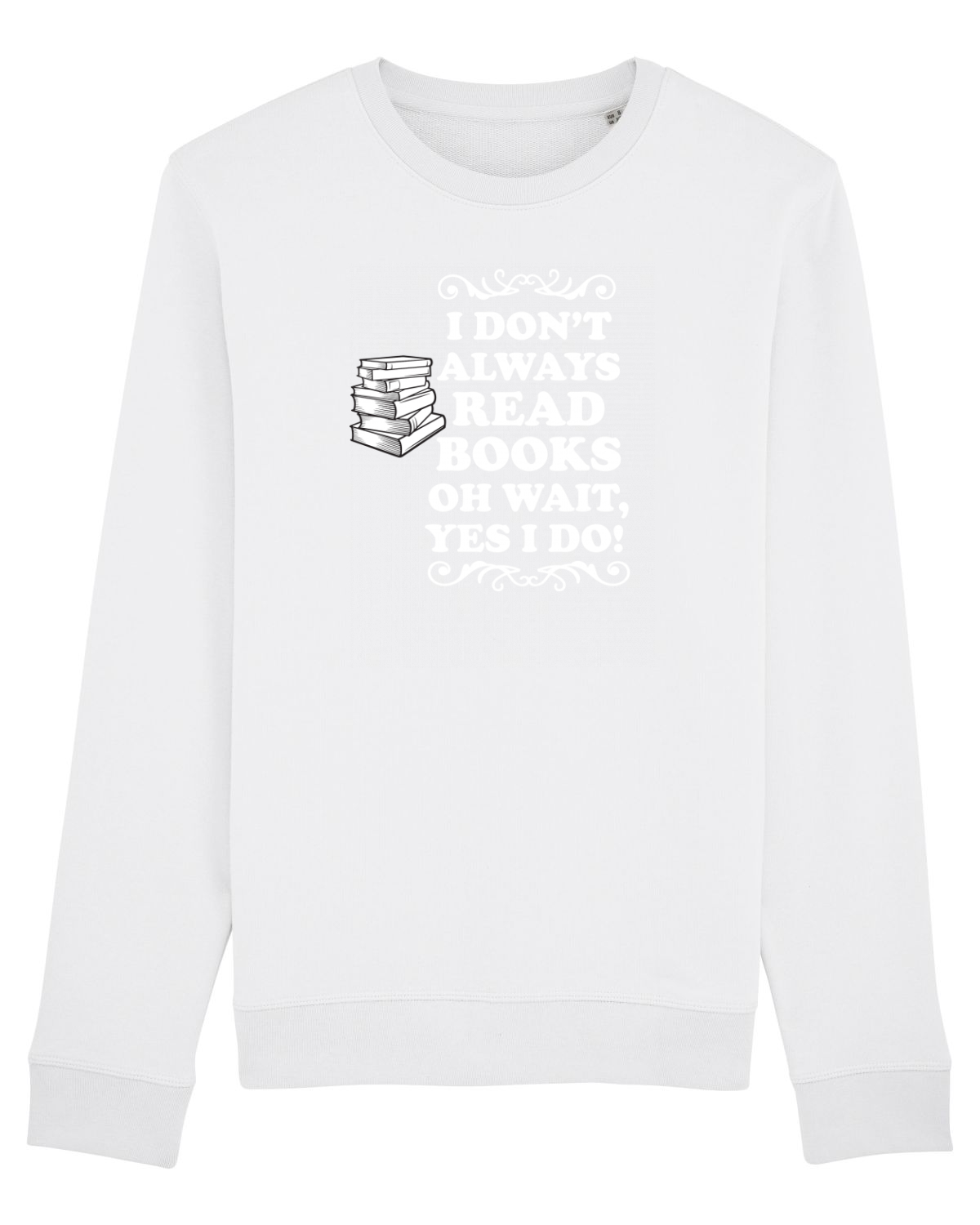 Bluză mânecă lungă Unisex Rise White