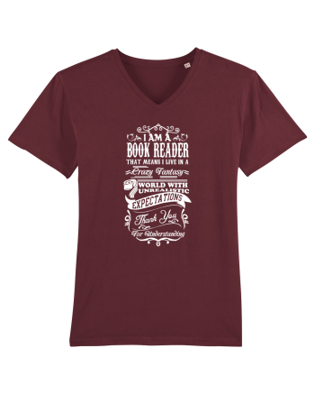 BOOK READER Burgundy