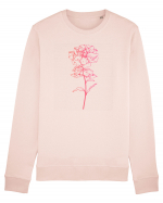 Pink Flower Bluză mânecă lungă Unisex Rise