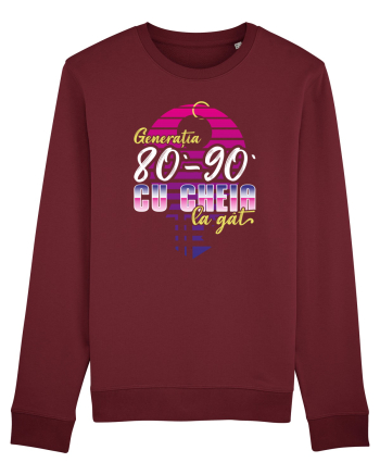Generația 80 - 90 cu cheia la gât Burgundy