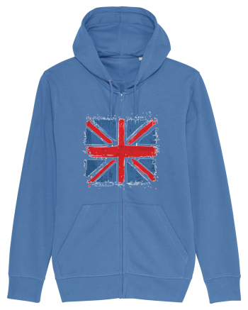 British Flag | UK Flag | England Distressed Flag Bright Blue