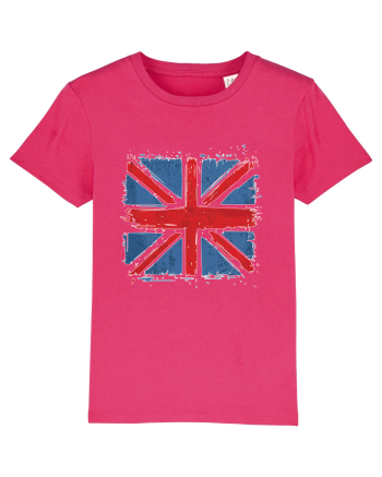 British Flag | UK Flag | England Distressed Flag Raspberry