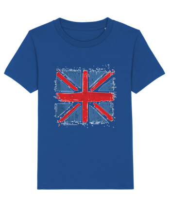 British Flag | UK Flag | England Distressed Flag Majorelle Blue