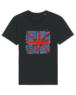 British Flag | UK Flag | England Distressed Flag Tricou mânecă scurtă Unisex Rocker