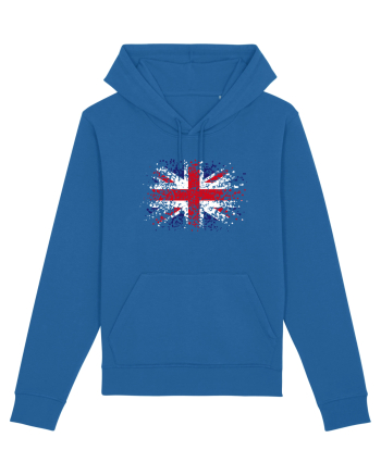 British Flag | UK Flag | England Grunge Flag Royal Blue