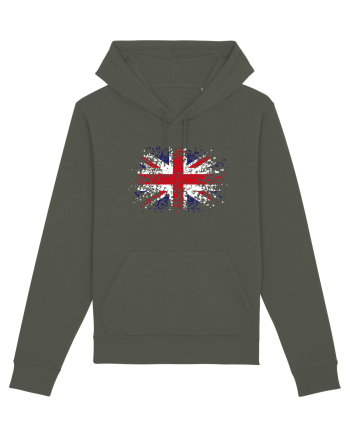 British Flag | UK Flag | England Grunge Flag Khaki