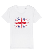 British Flag | UK Flag | England Grunge Flag Tricou mânecă scurtă  Copii Mini Creator