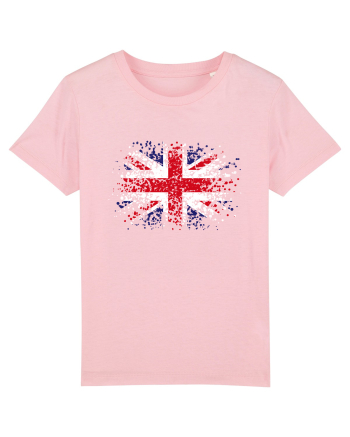 British Flag | UK Flag | England Grunge Flag Cotton Pink